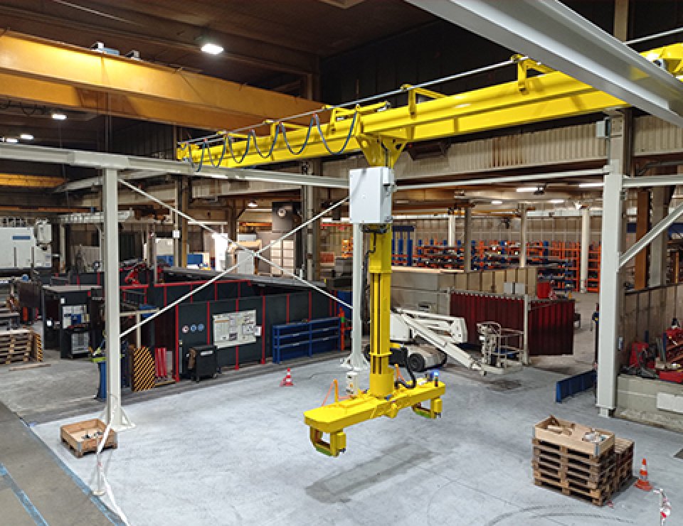 Palonnier magnétique sous poutre Spécifique Serema